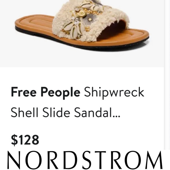 Free People Shipwreck Shell Shock Sandals❤️ NWOT - Picture 7 of 7